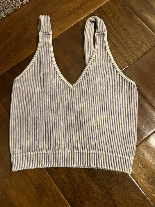 Ribbed Ribbed Crop Top