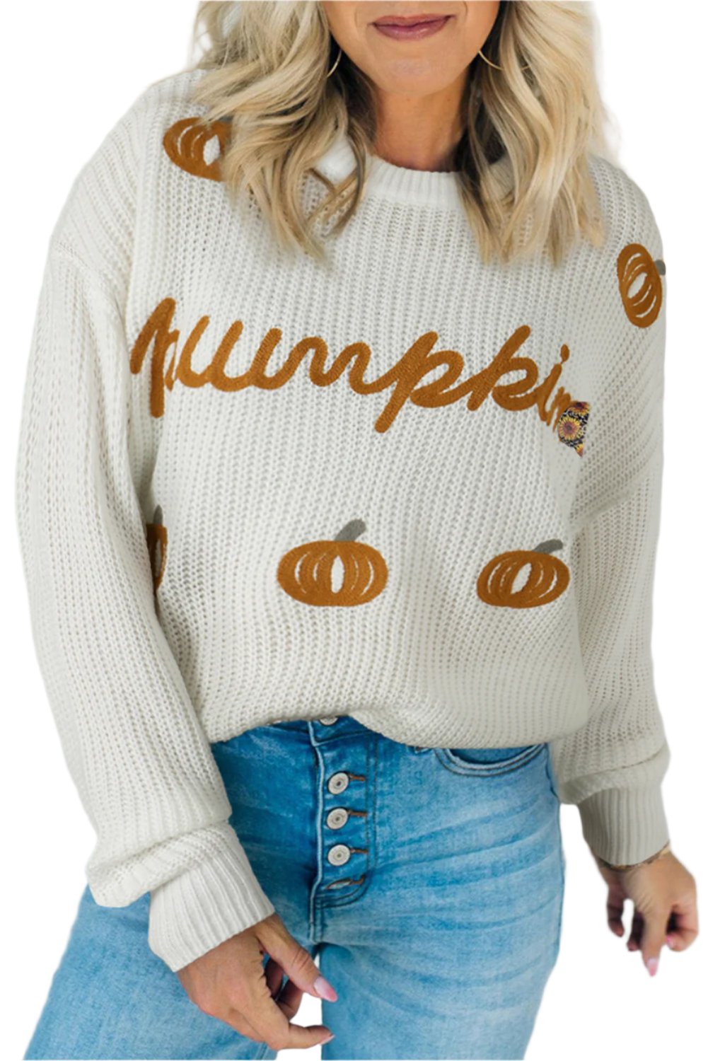 Fall Pumpkin Sweater