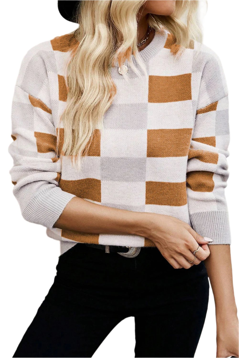 Checkered Sweater