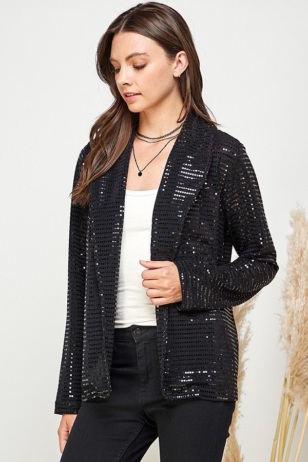 Bundle of Black Sequin Blazer